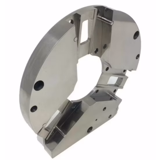 Pièces de base en aluminium noir de rangée de pompe à eau de fraisage usinées par commande numérique par ordinateur de conception d'OEM 6061